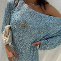 NEVER FULLY DRESSED Ice Blue Sequin Jem Dress