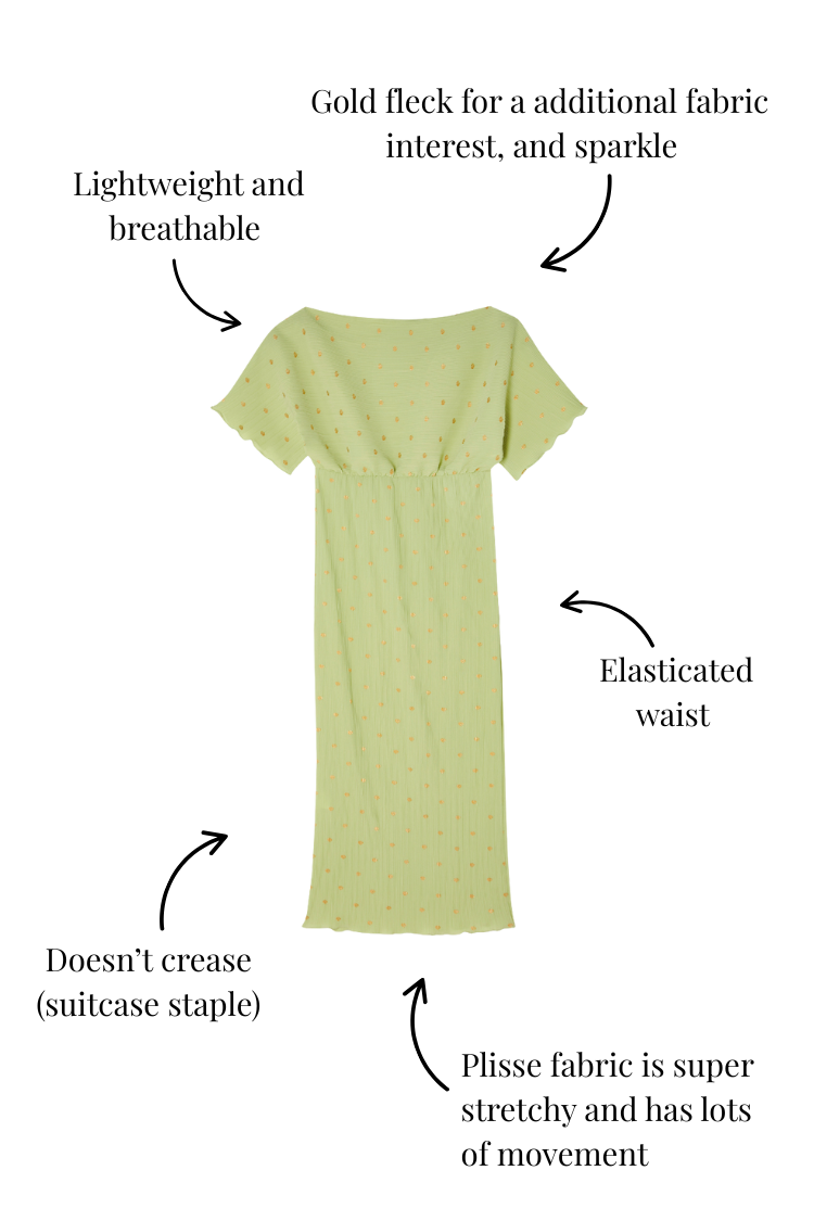 NEVER FULLY DRESSED Pistachio Tilly Dress