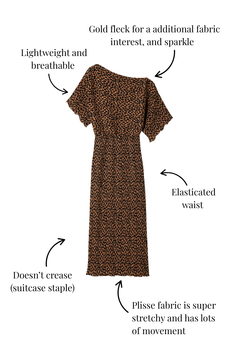 NEVER FULLY DRESSED Lucia Leopard Tilly Dress