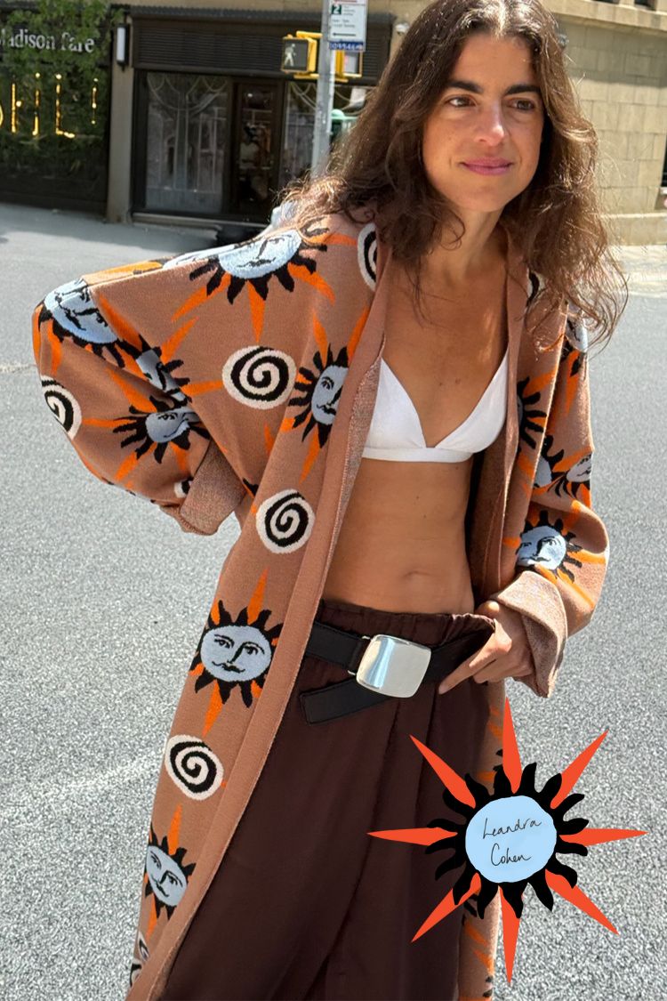NEVER FULLY DRESSED Tan Sun Cardigan