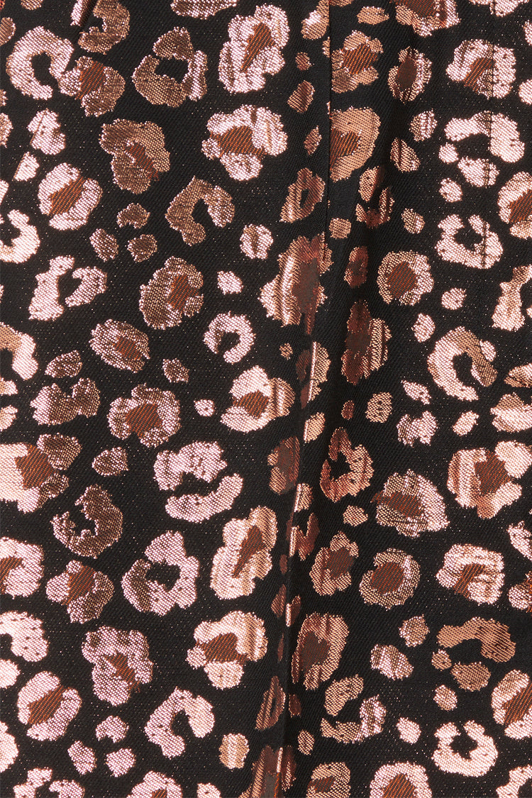  Leopard Jacquard Milo Trousers