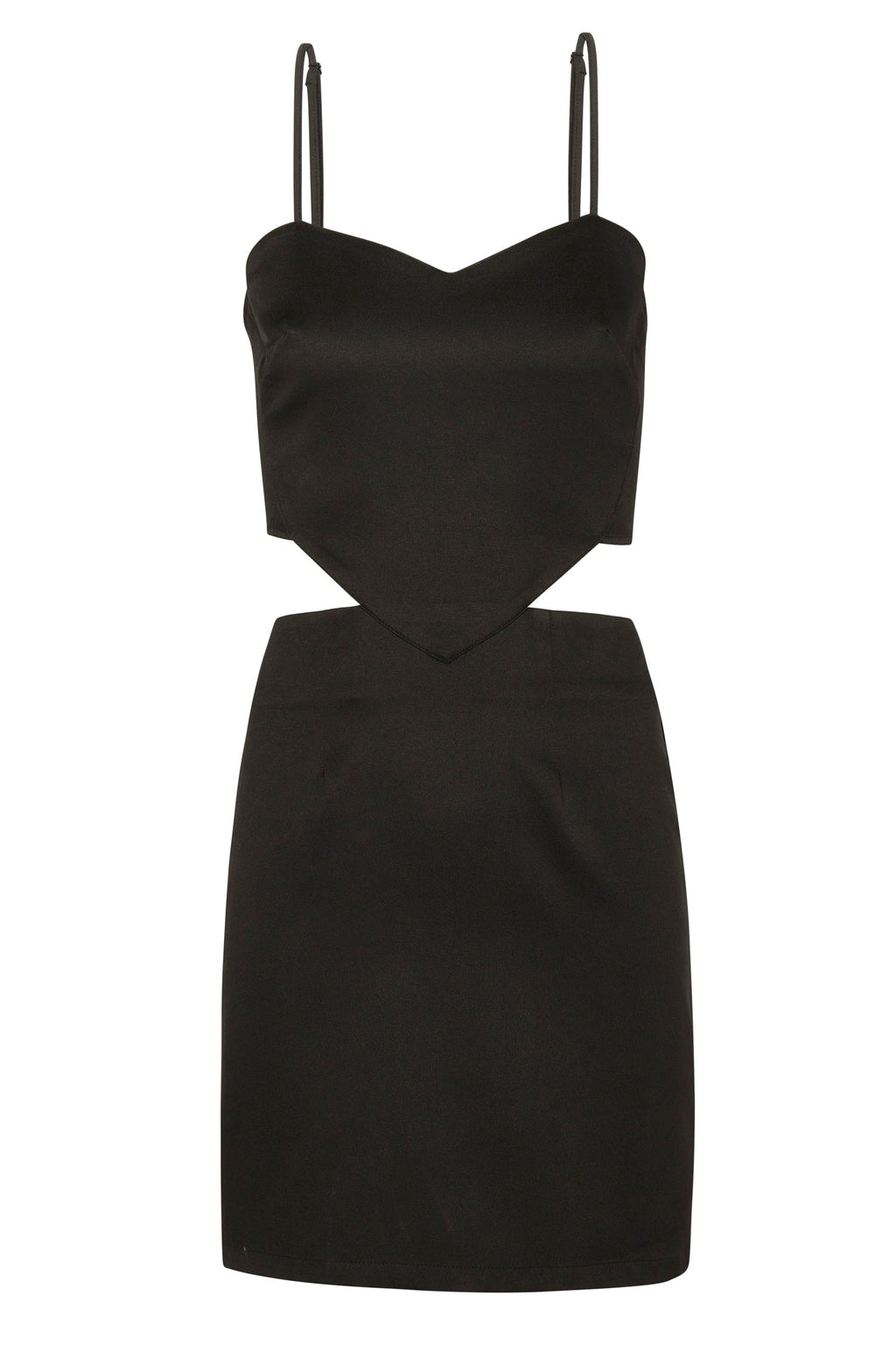  Black Love Story Mini Dress