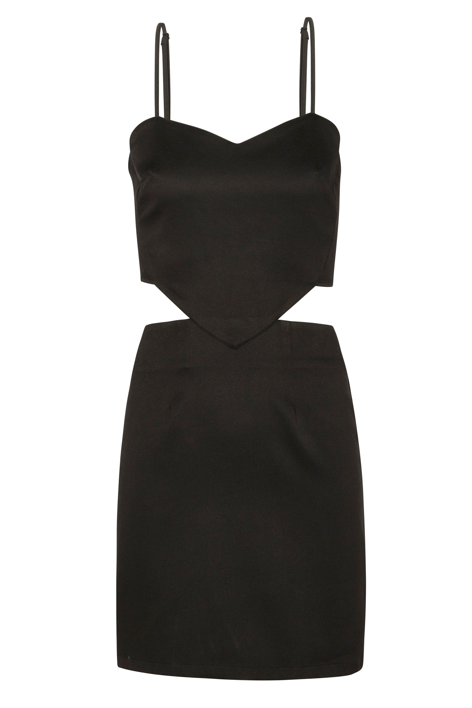  Black Love Story Mini Dress