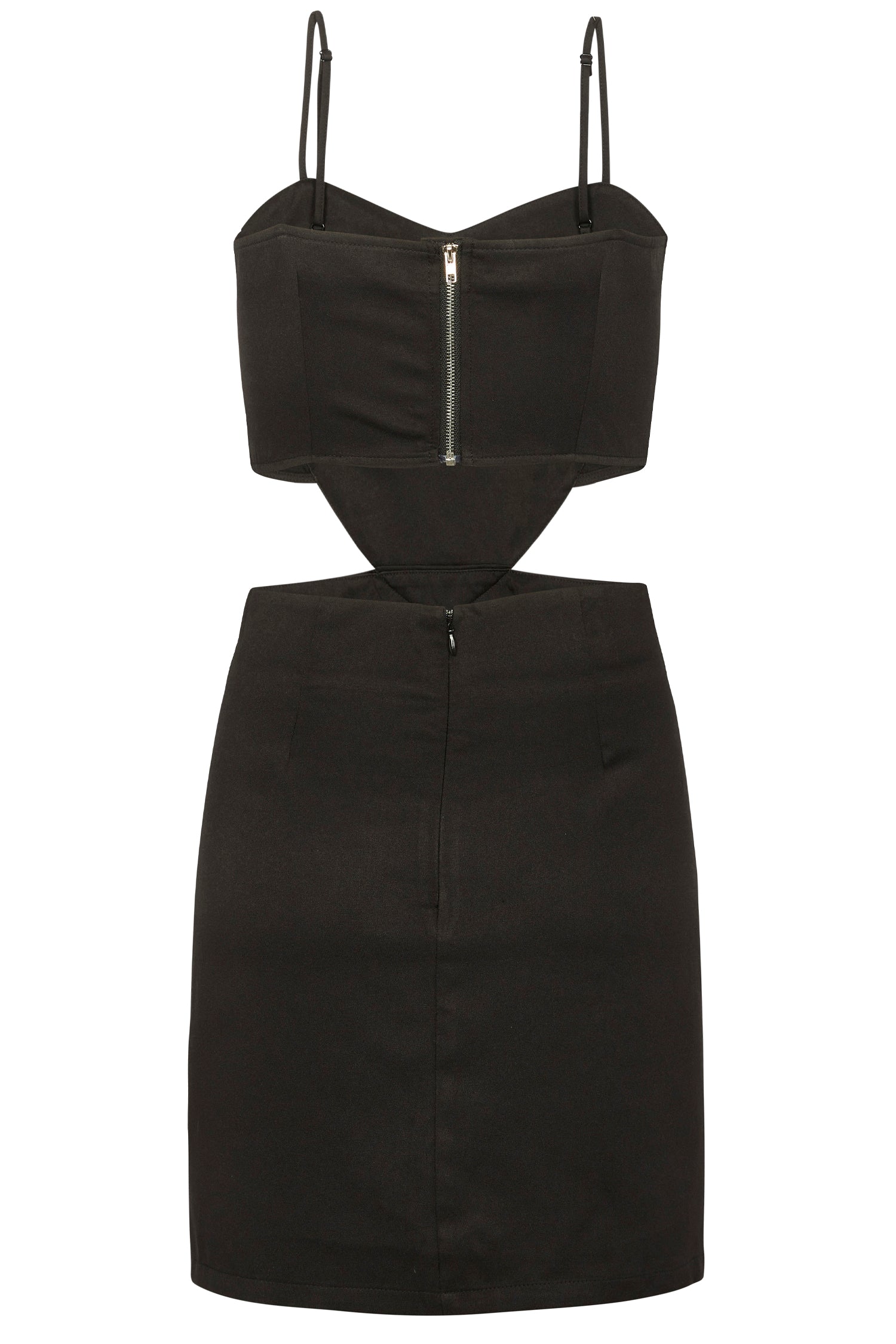  Black Love Story Mini Dress