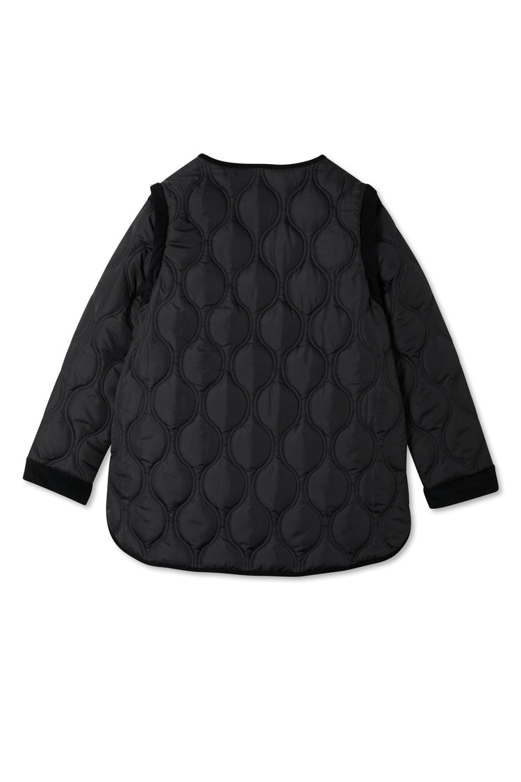 NEVER FULLY DRESSED Black And Leopard Multi-Wear Jacket