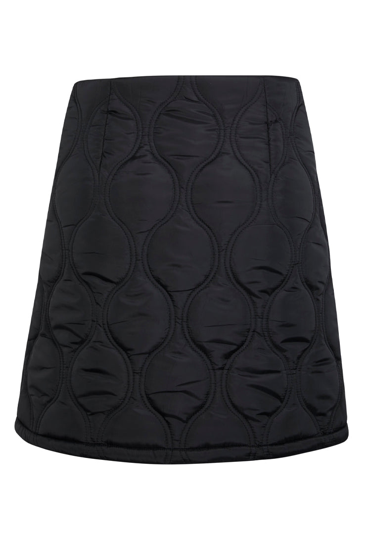  Black Quilted Skirt