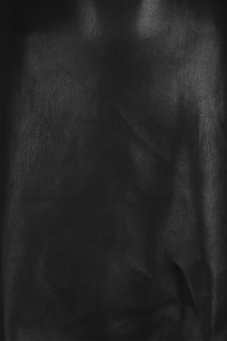 NEVER FULLY DRESSED Black Vegan Leather Mini Jaspre Skirt - Petite