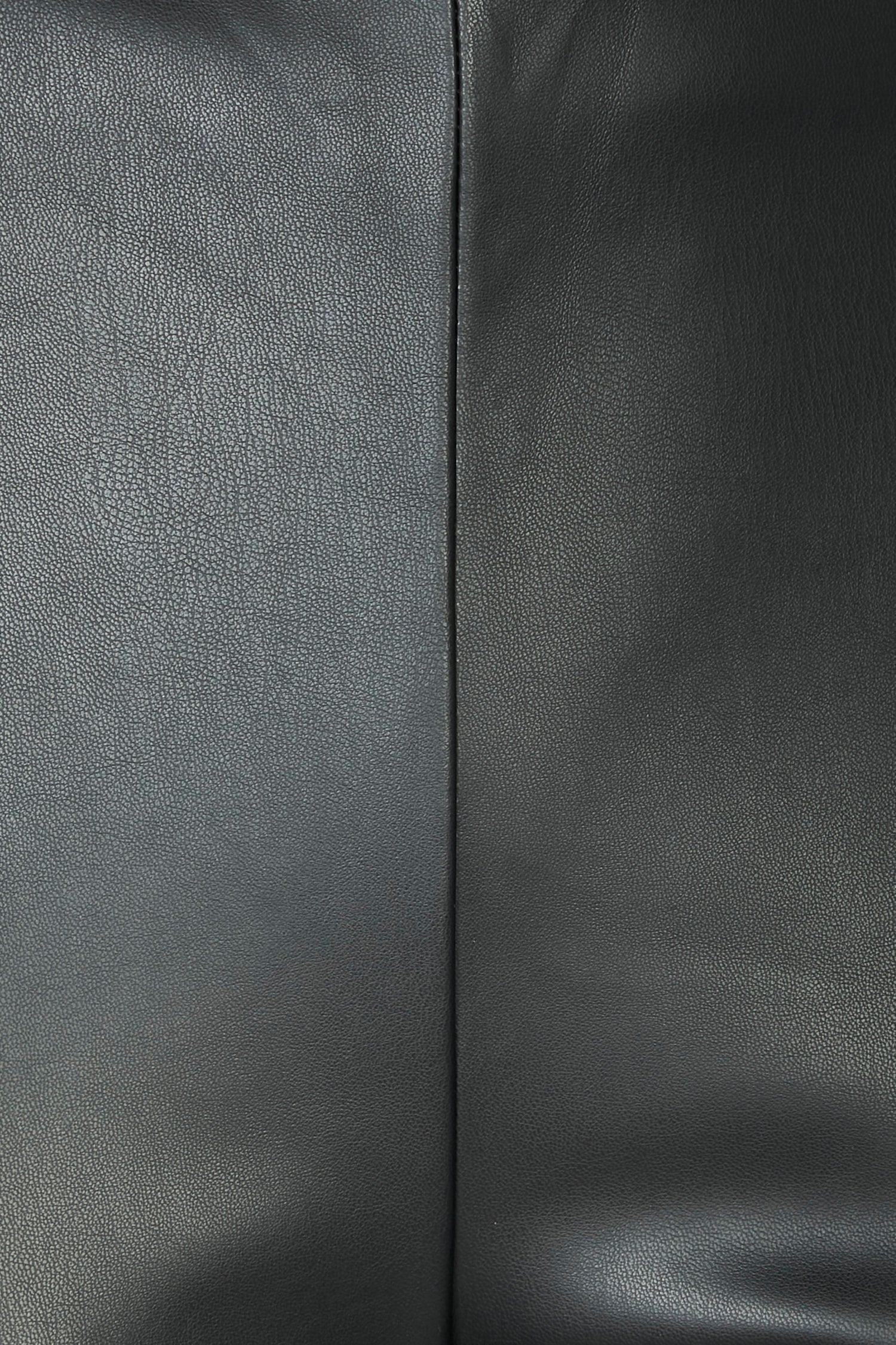  Black Vegan Leather Ponte Leggings