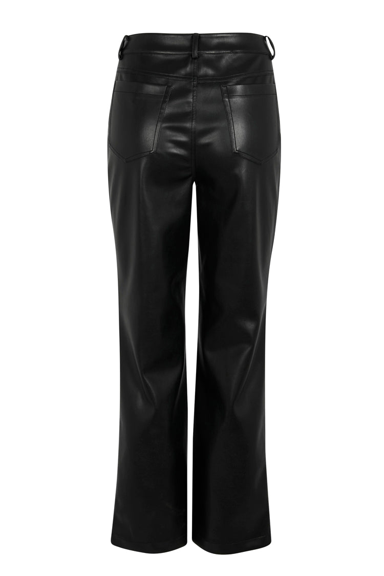 NEVER FULLY DRESSED Black Vegan Leather Trouser