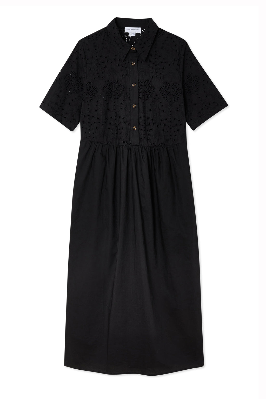 NEVER FULLY DRESSED Black Palm Broderie Hayley Dress