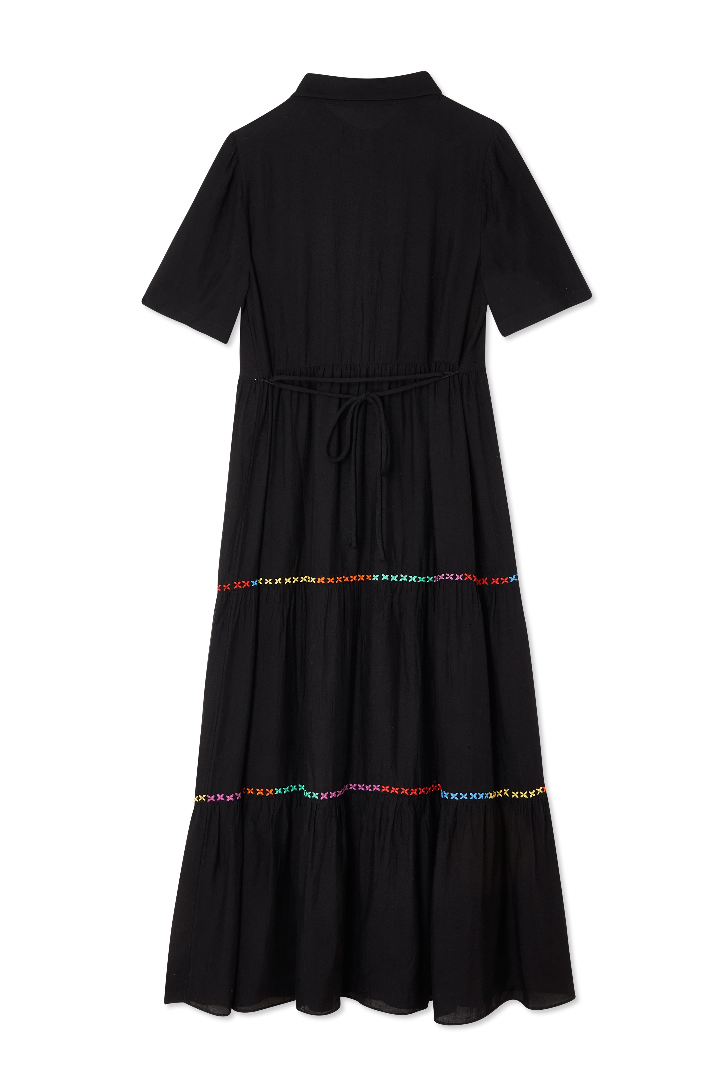 NEVER FULLY DRESSED Black Palm Immy Dress