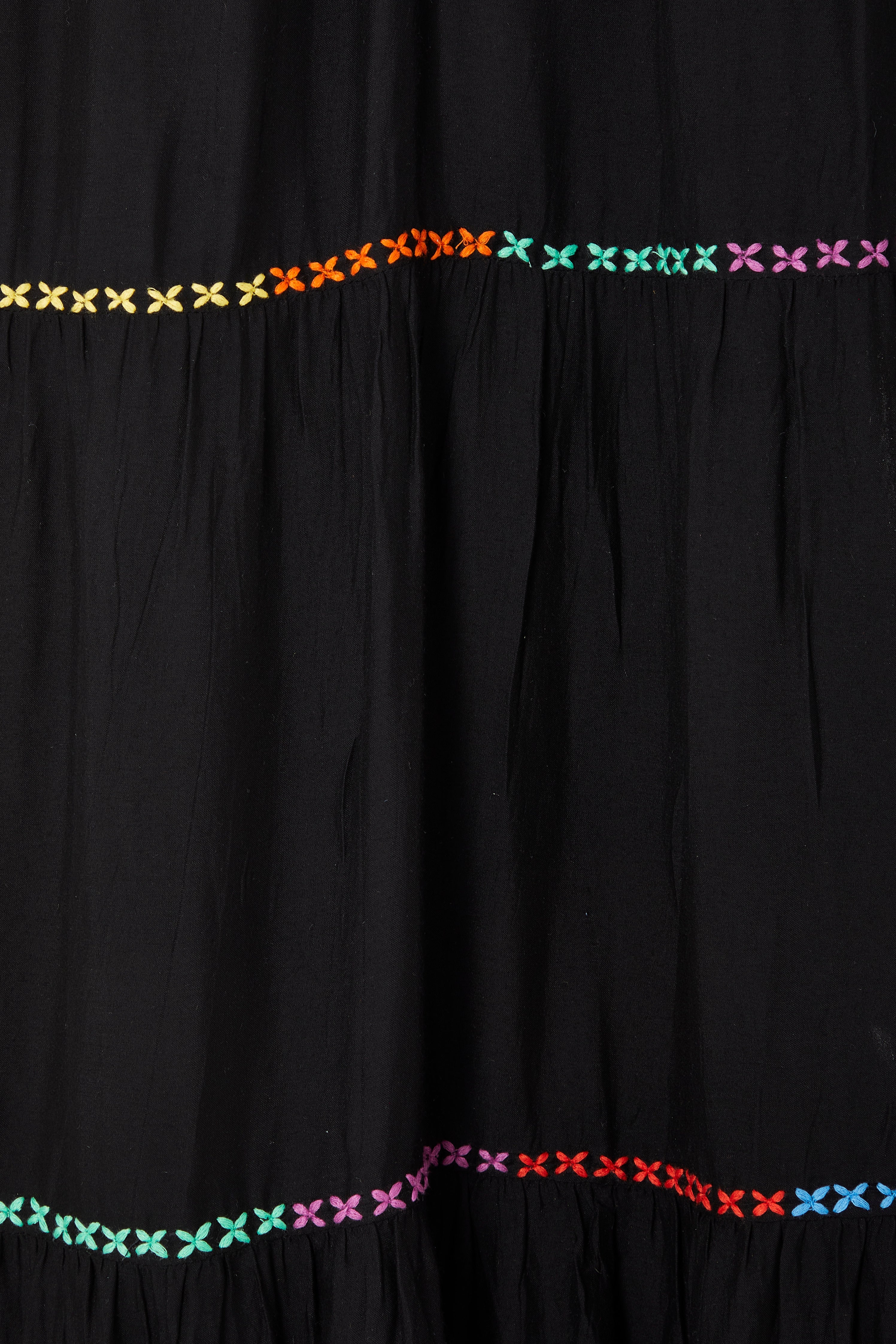 NEVER FULLY DRESSED Black Palm Immy Dress