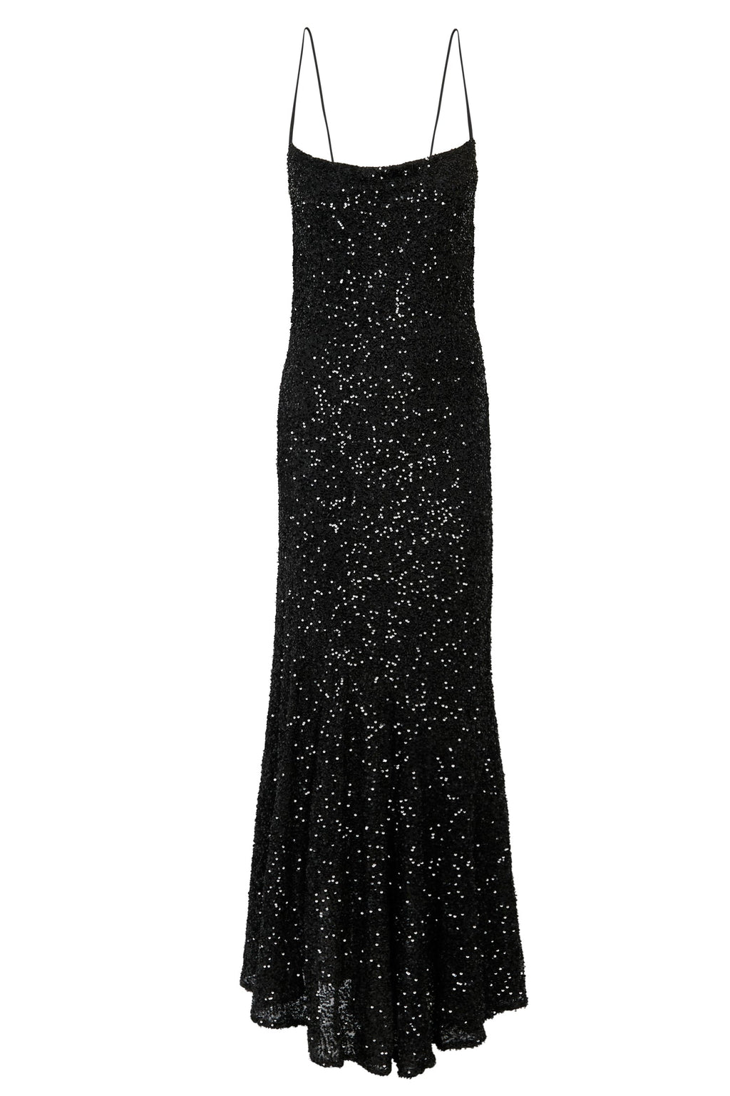 NEVER FULLY DRESSED Black Sequin Mya Dress