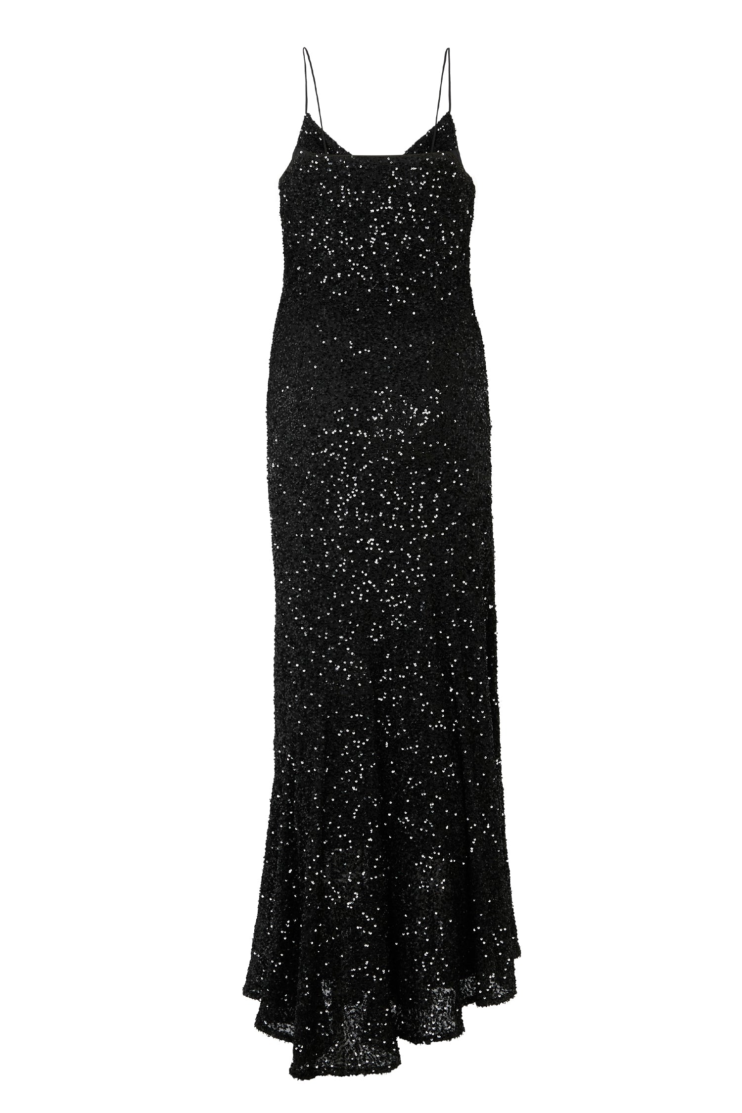 NEVER FULLY DRESSED Black Sequin Mya Dress