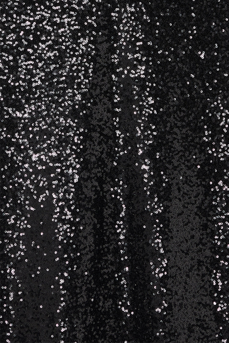 NEVER FULLY DRESSED Black Sequin Mini Ruby Dress
