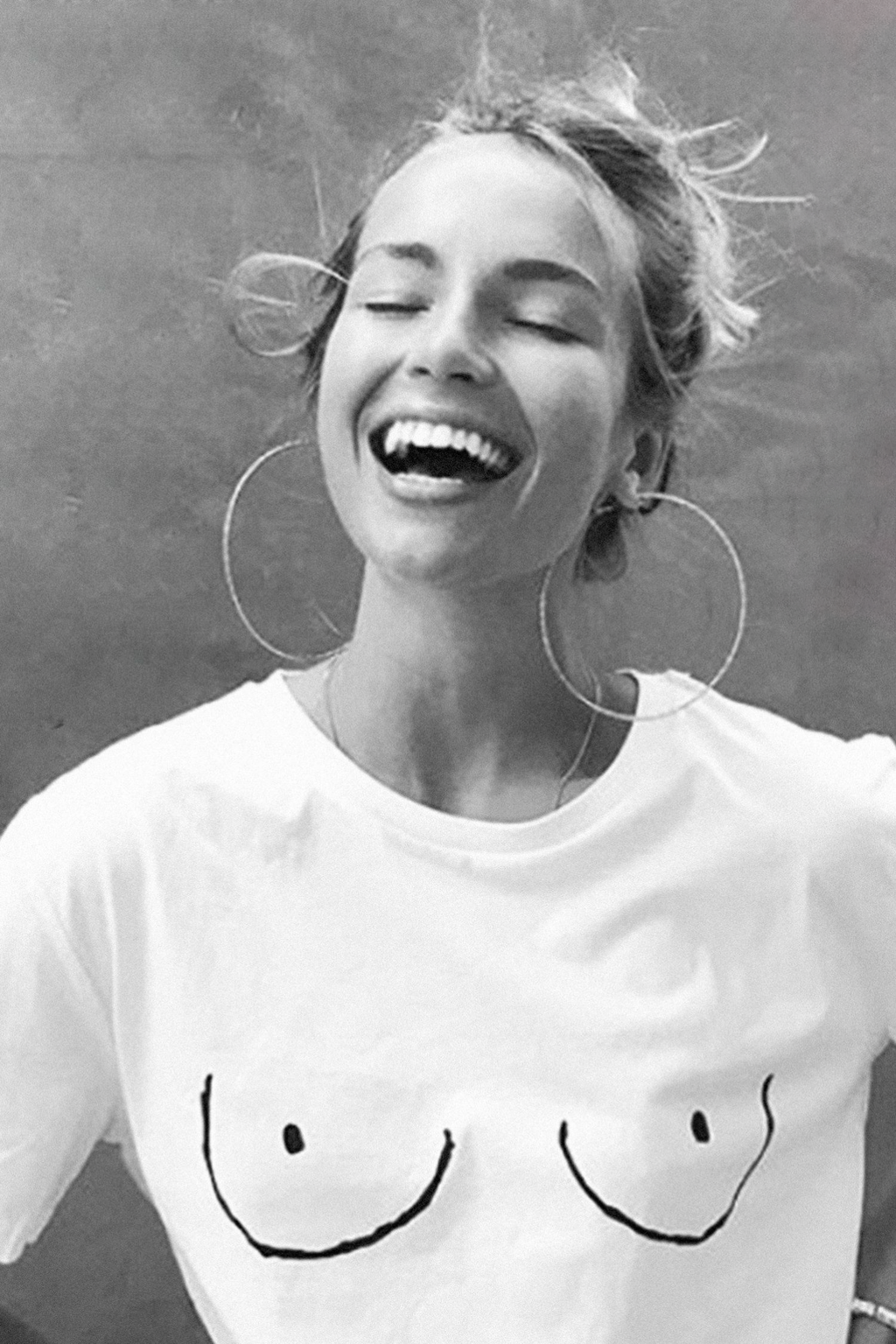 NEVER FULLY DRESSED Boob T-shirt