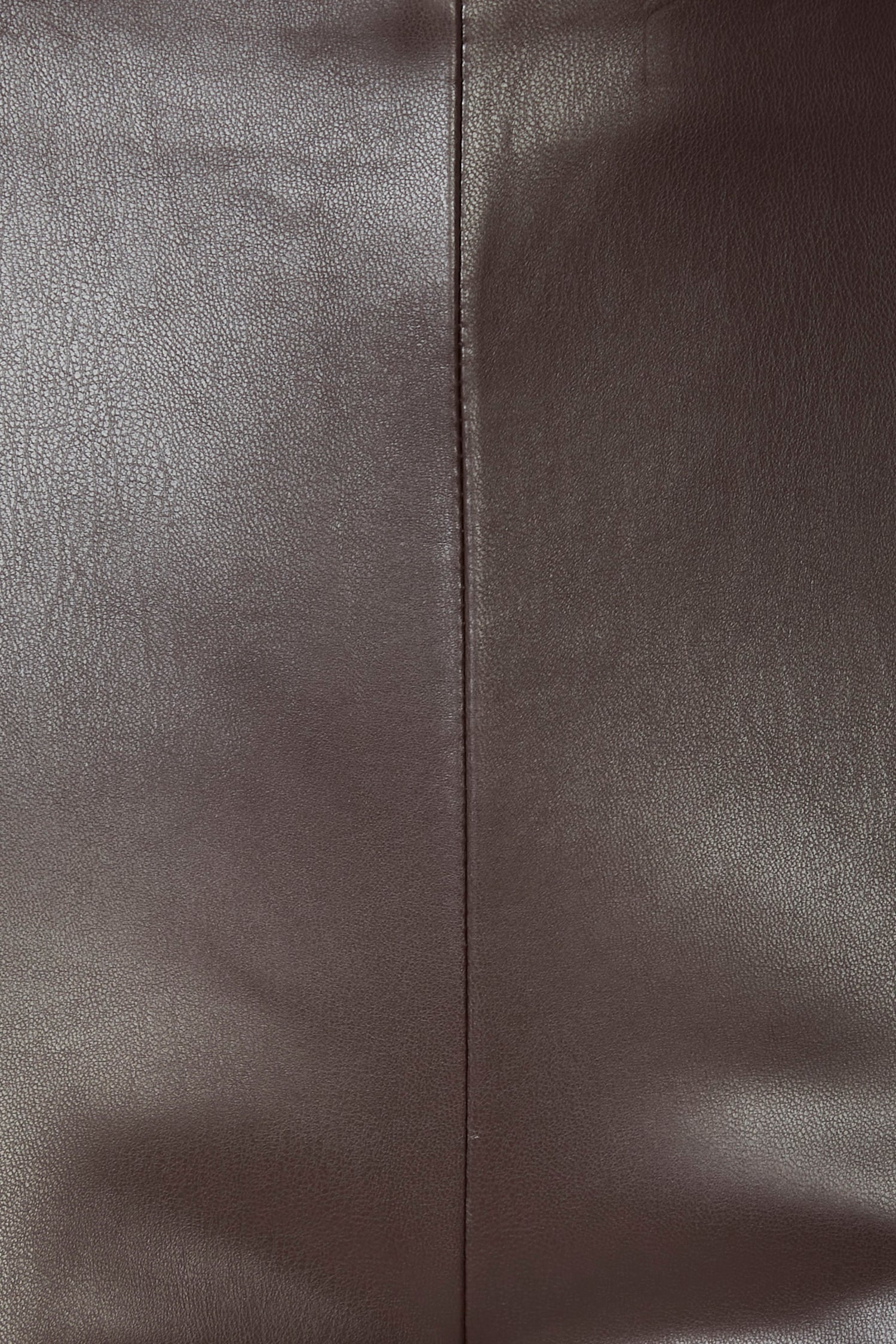  Chocolate Vegan Leather Ponte Leggings