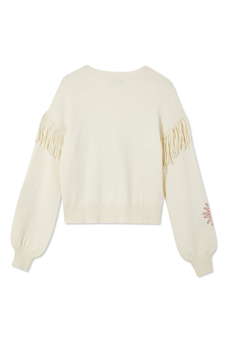 NEVER FULLY DRESSED Cream Mystical Cardigan