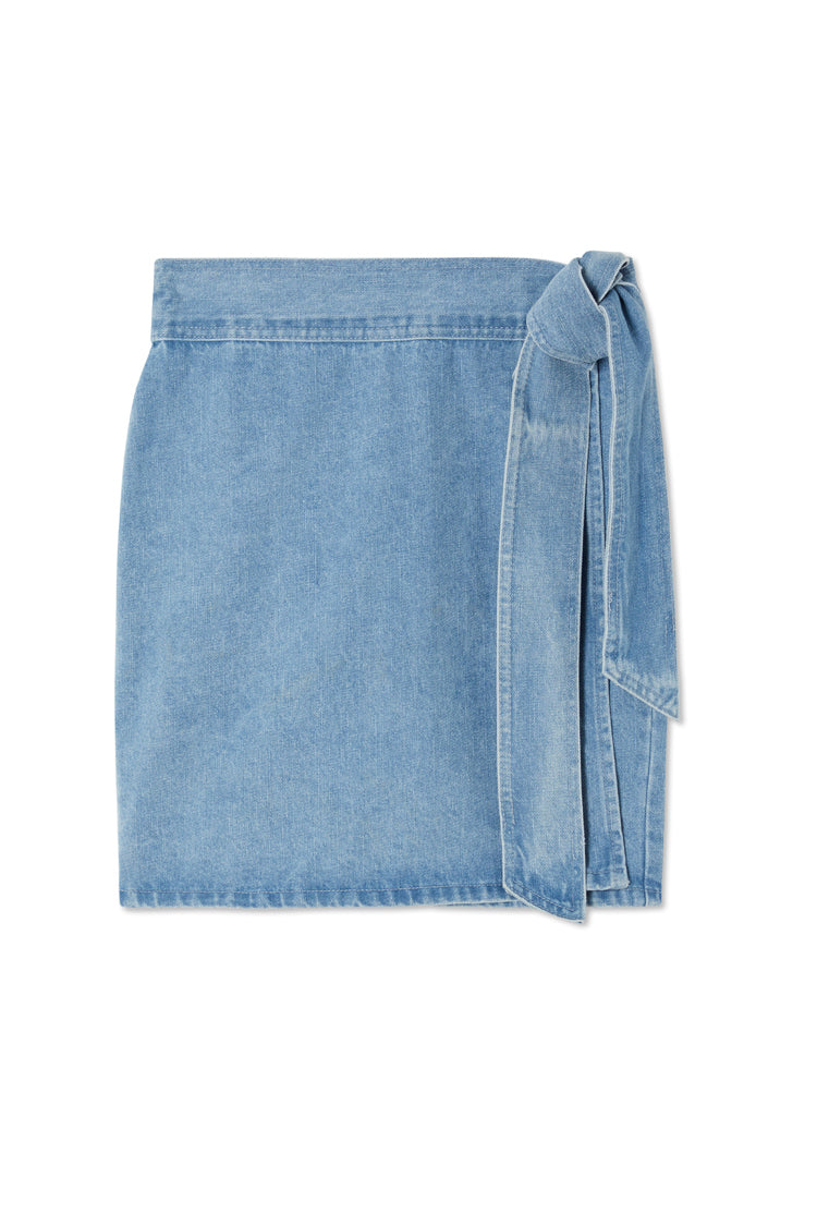 NEVER FULLY DRESSED Denim Mini Jaspre Skirt