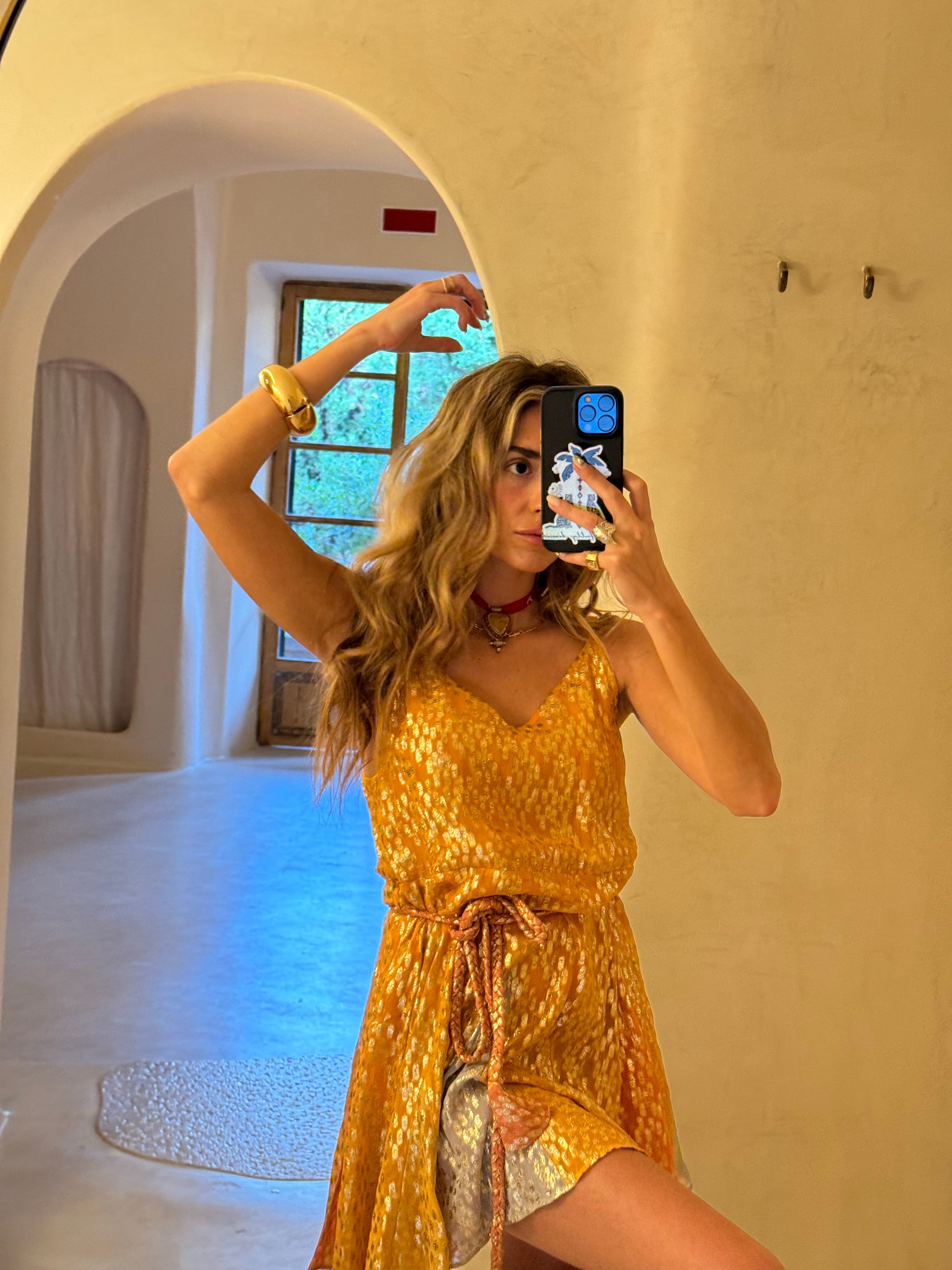 NEVER FULLY DRESSED Desert Sunrise Riri Mini Dress