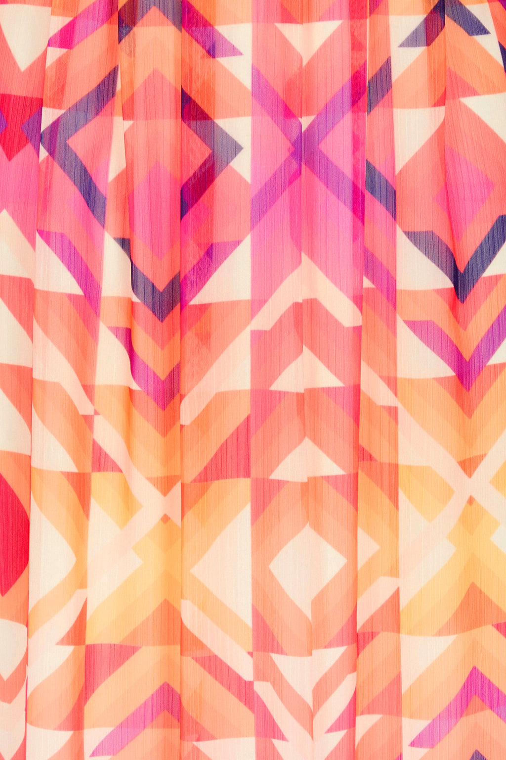  Pink Geo Midi Dress