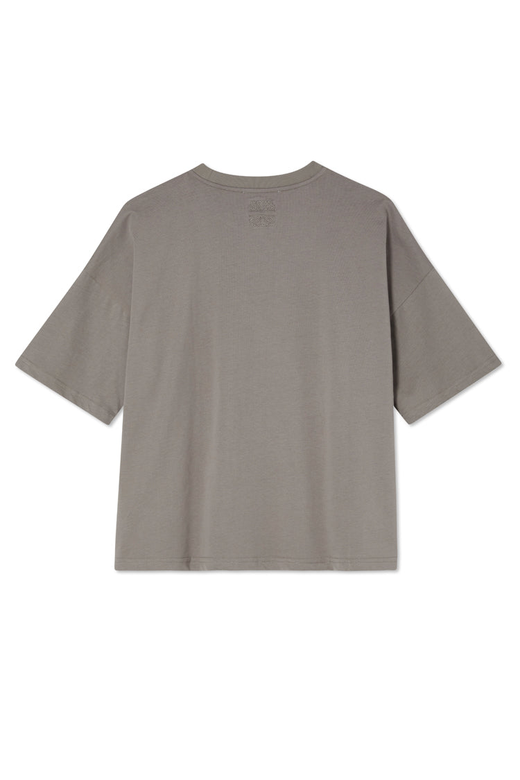 NEVER FULLY DRESSED Grey Running Wild Bandana T-Shirt