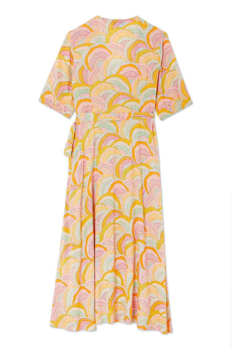 NEVER FULLY DRESSED Havana Wrap Dress