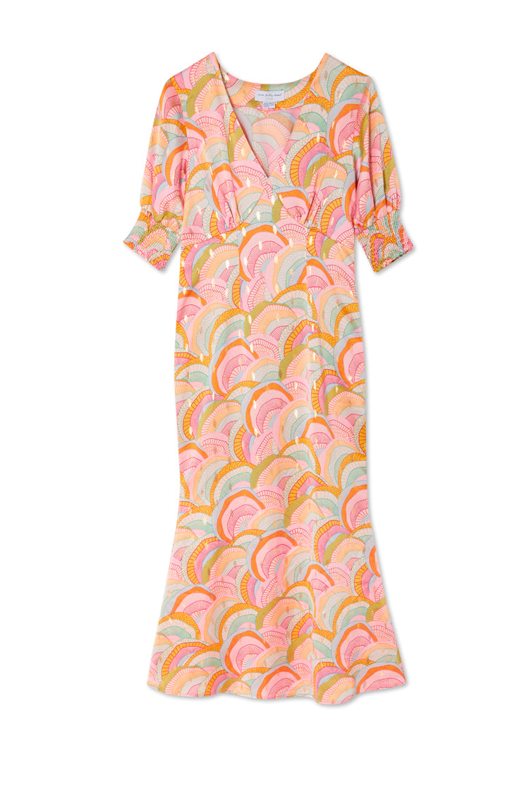 NEVER FULLY DRESSED Havana Short Sleeve May Dress