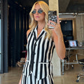  Optic Stripe Waistcoat