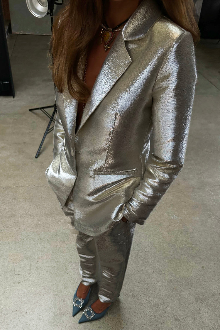 NEVER FULLY DRESSED Silver 22 Blazer