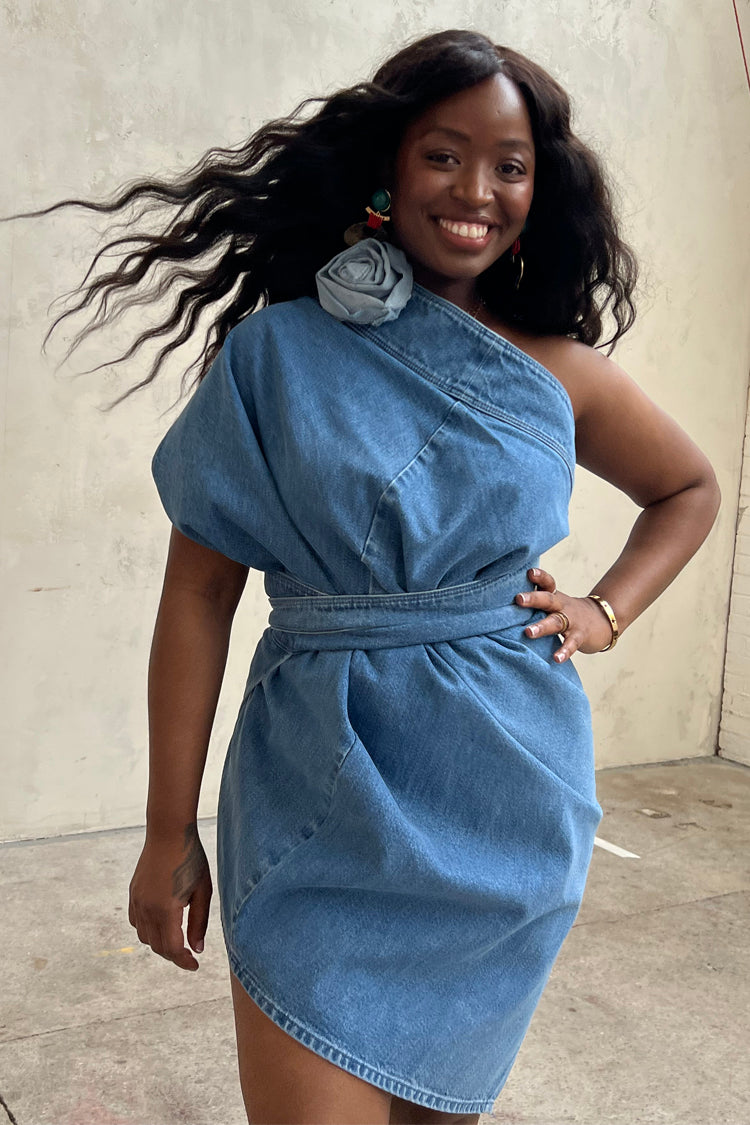 NEVER FULLY DRESSED Denim Jaspre Skirt Petite