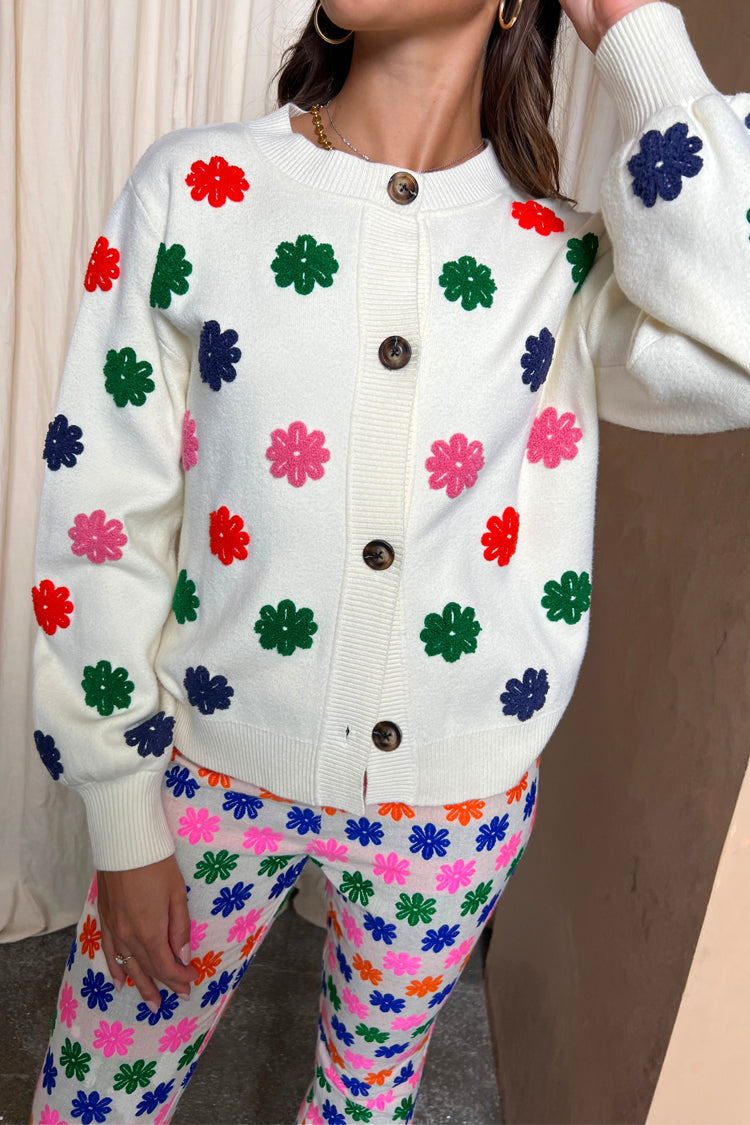  Multi Flower Cardi