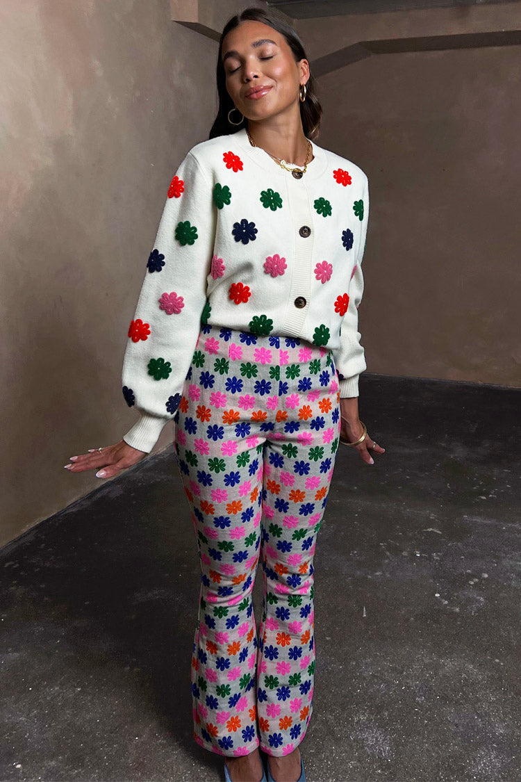  Multi Flower Cardi