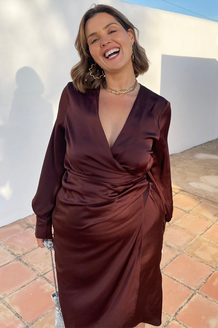 NEVER FULLY DRESSED Coco Wrap Dress