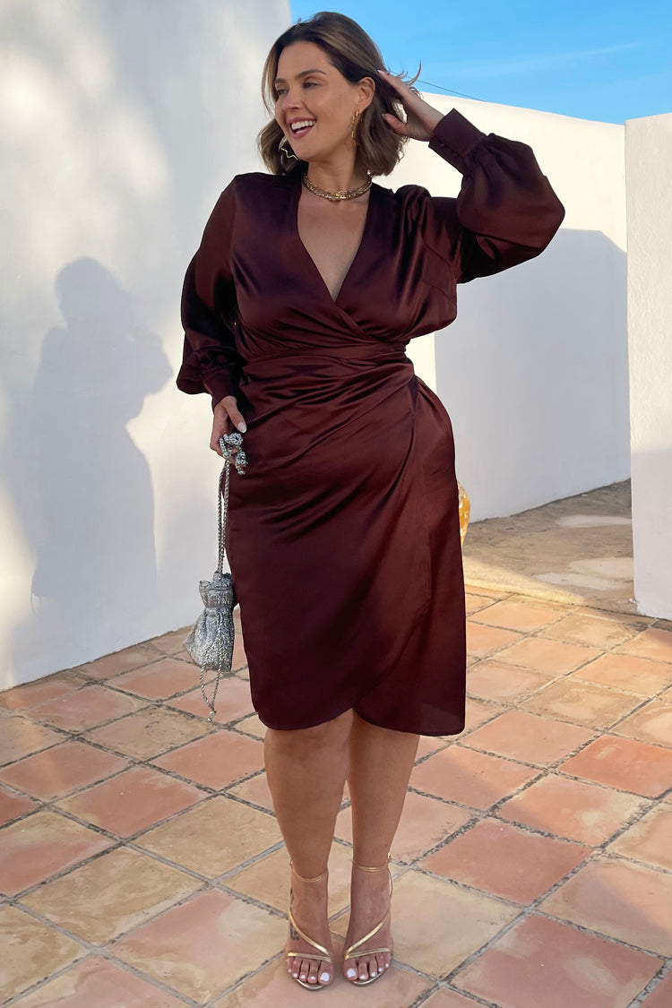 NEVER FULLY DRESSED Coco Wrap Dress
