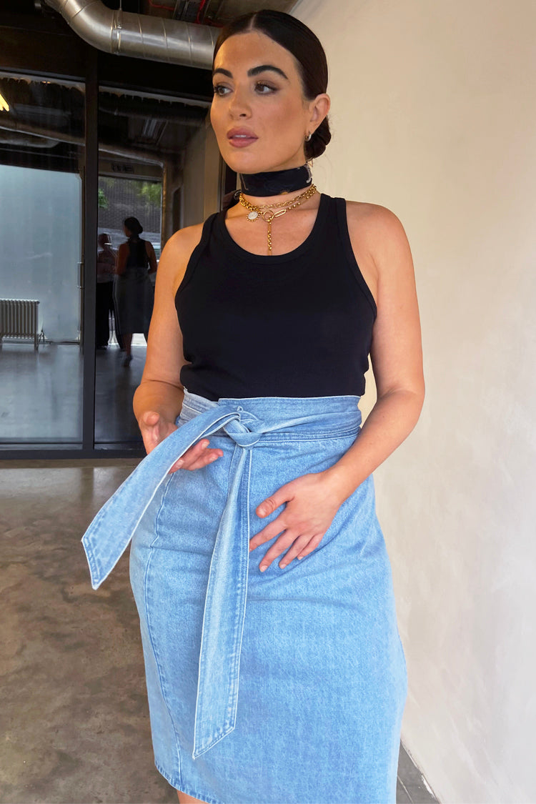 NEVER FULLY DRESSED Denim Jaspre Skirt