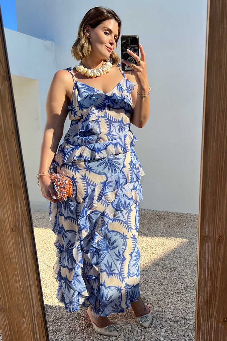  Blue Palm Faro Maxi Dress