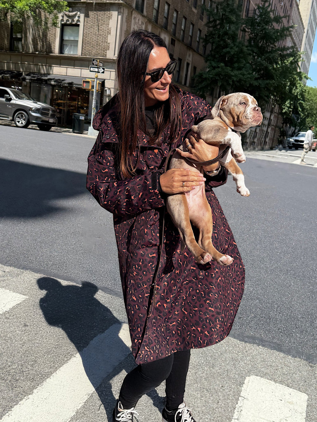 NEVER FULLY DRESSED Leopard Rain Mac