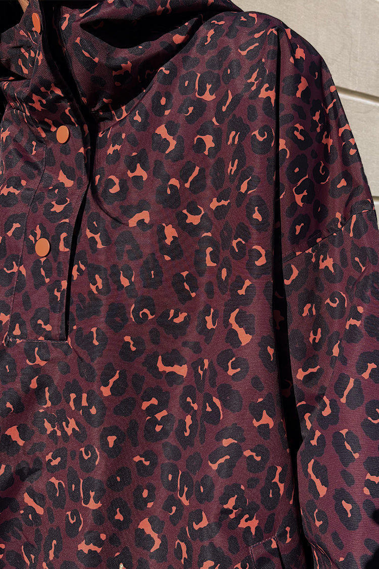NEVER FULLY DRESSED Leopard Rain Mac
