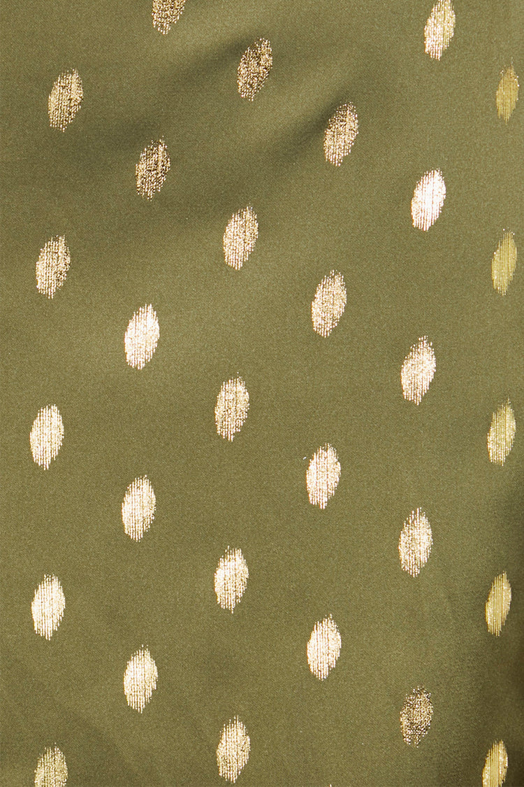 NEVER FULLY DRESSED Khaki Jaspre Skirt With Gold Fleck