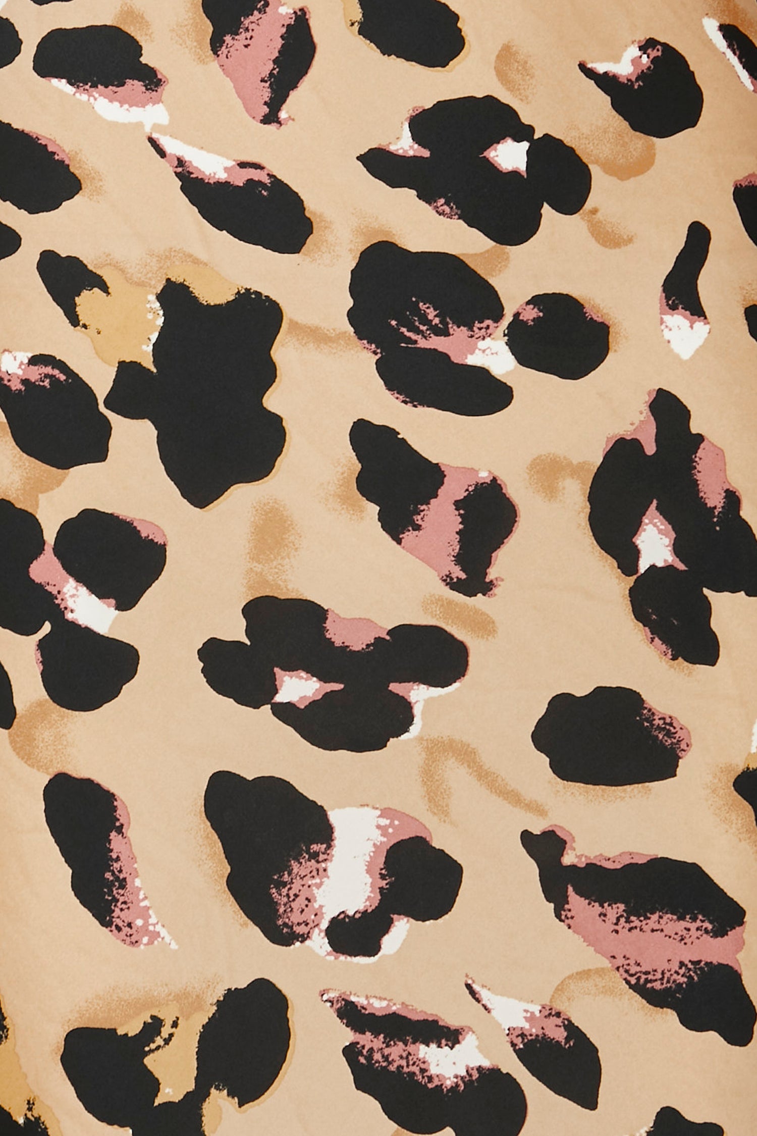 NEVER FULLY DRESSED Brown Leopard Camille Slip Dress