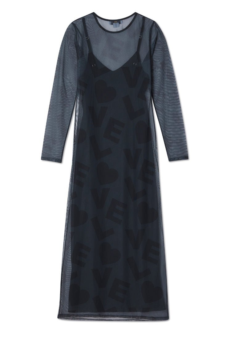NEVER FULLY DRESSED Paris Love Mesh Dress