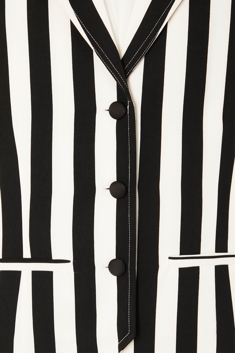  Optic Stripe Waistcoat