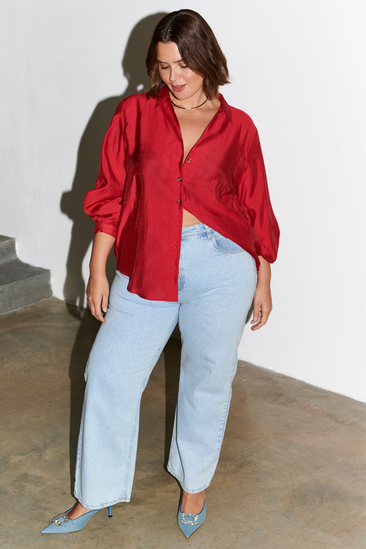 NEVER FULLY DRESSED Red Miley Shirt