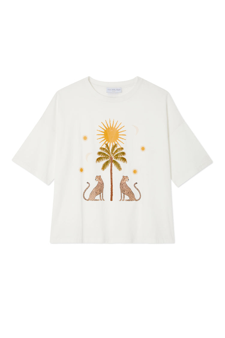 NEVER FULLY DRESSED White Running Wild T-Shirt