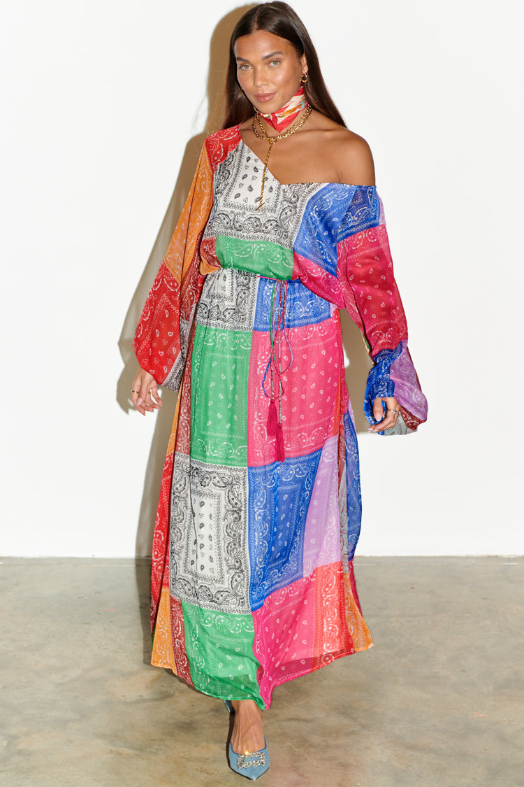  Multi Bandana Riri Dress