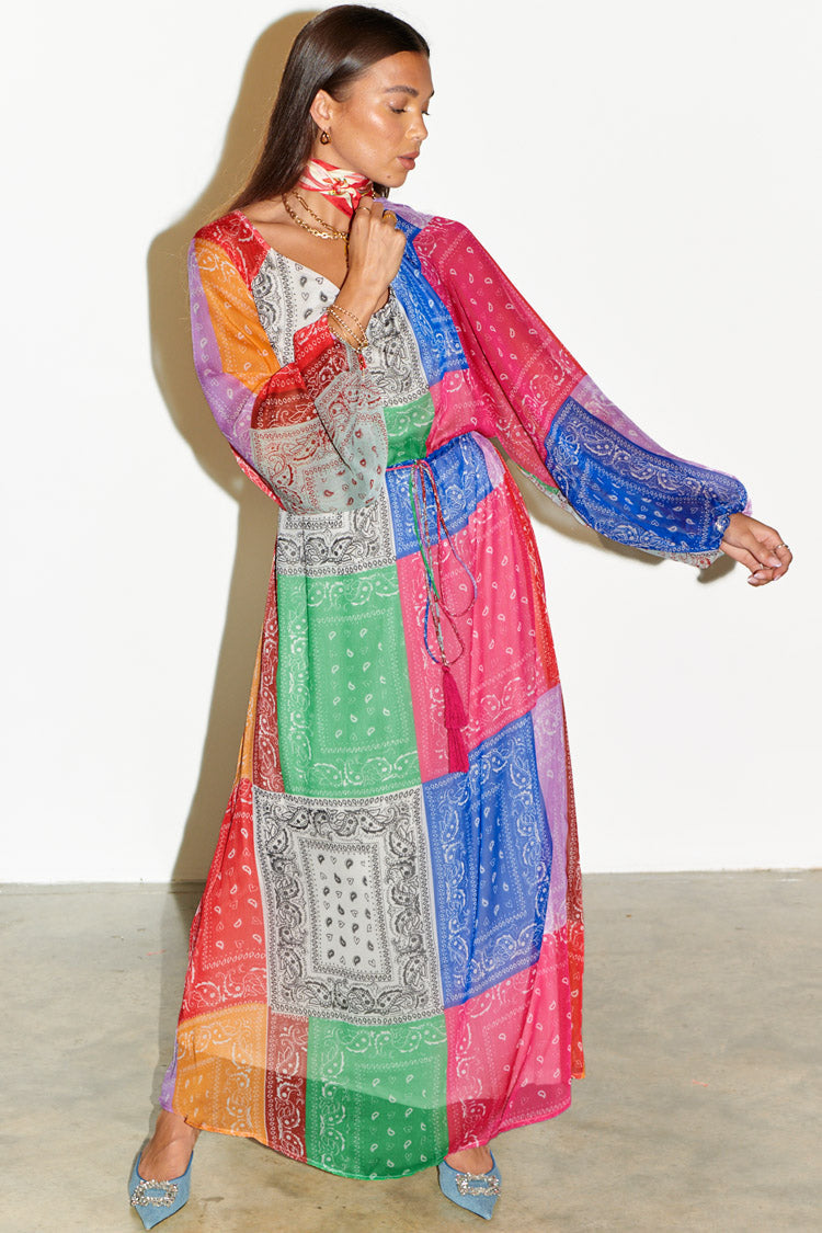  Multi Bandana Riri Dress