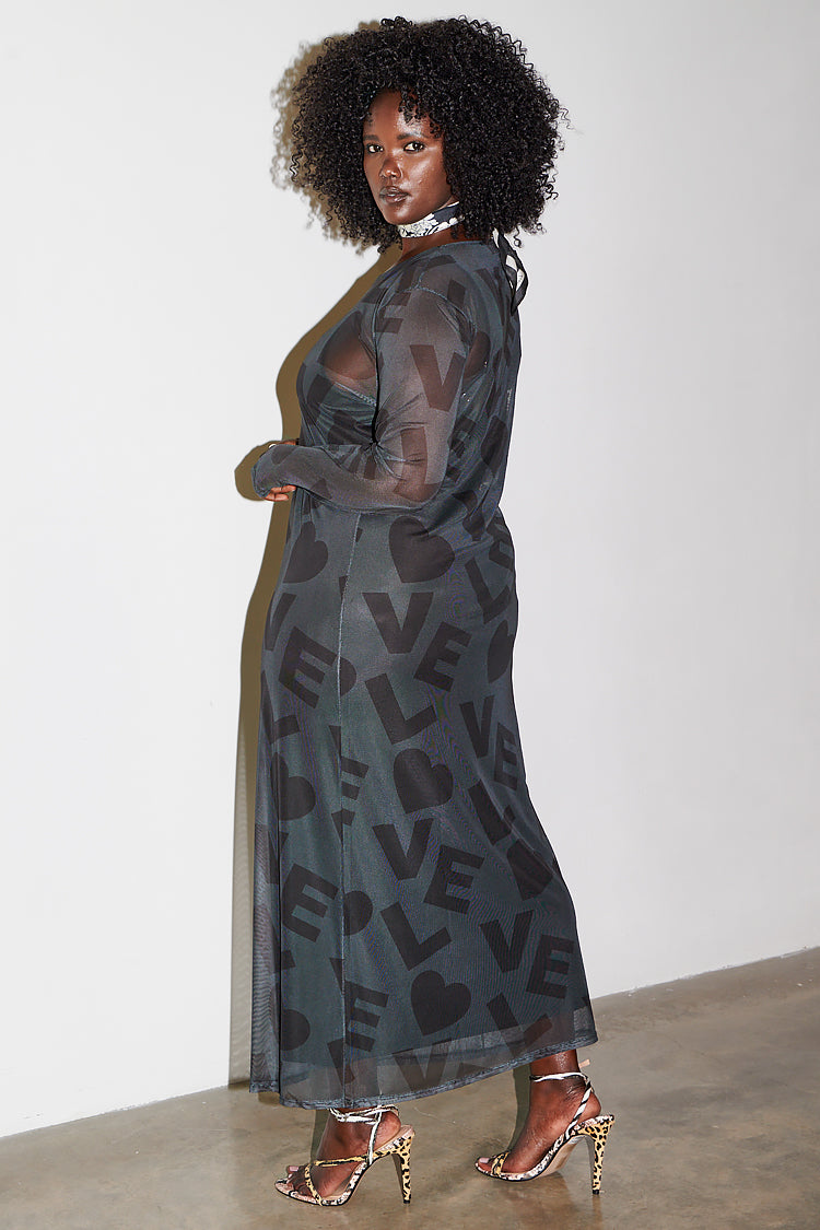NEVER FULLY DRESSED Paris Love Mesh Dress
