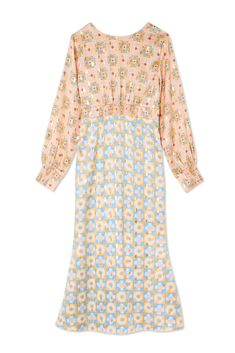 NEVER FULLY DRESSED Pastel Geo Clash Louella Dress