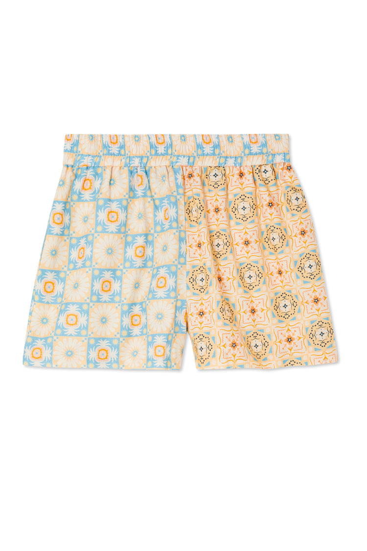 NEVER FULLY DRESSED Pastel Geo Clash Elissa Shorts